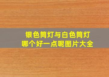 银色筒灯与白色筒灯哪个好一点呢图片大全