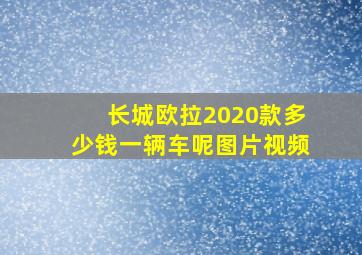 长城欧拉2020款多少钱一辆车呢图片视频