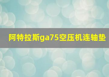 阿特拉斯ga75空压机连轴垫