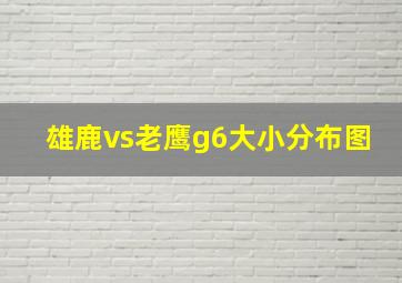 雄鹿vs老鹰g6大小分布图