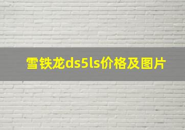 雪铁龙ds5ls价格及图片