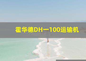 霍华德DH一100运输机