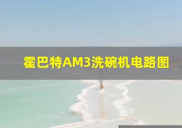 霍巴特AM3洗碗机电路图