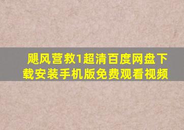 飓风营救1超清百度网盘下载安装手机版免费观看视频