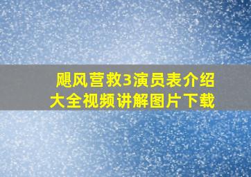 飓风营救3演员表介绍大全视频讲解图片下载