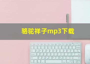 骆驼祥子mp3下载