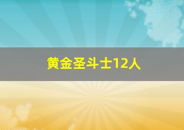 黄金圣斗士12人